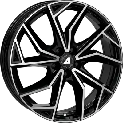 ALUTEC ADX.02 Diamond Black Polished Alloy Wheels Image
